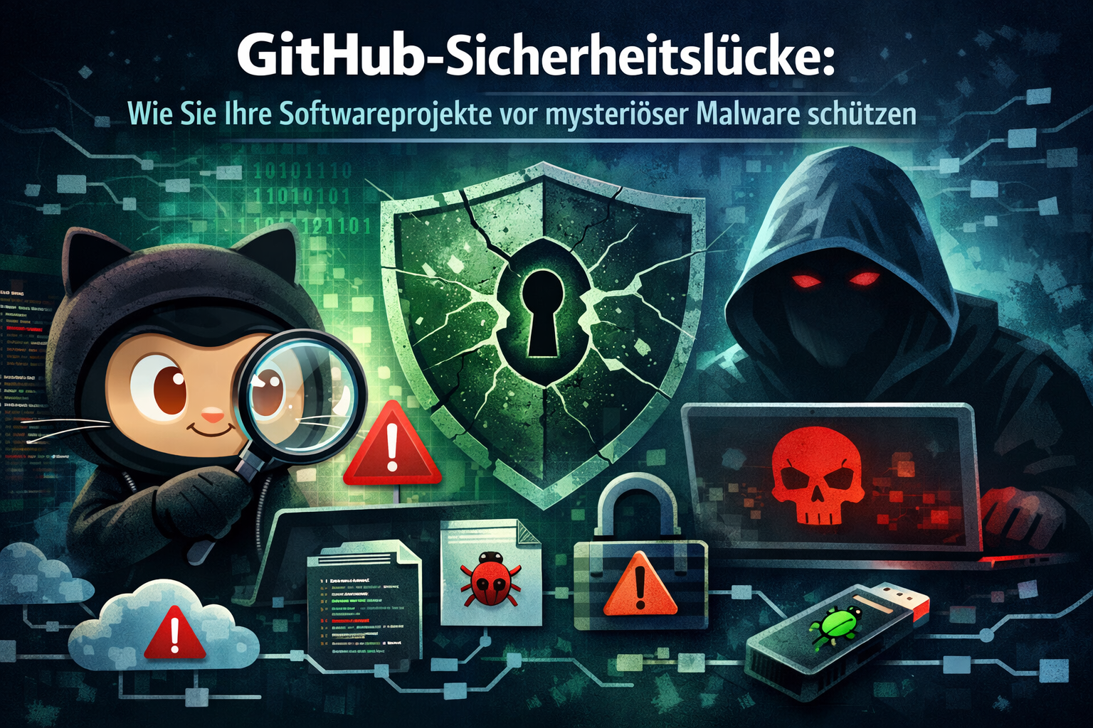 GitHub-Sicherheitslücke: Wie Sie Ihre Softwareprojekte vor mysteriöser Malware schützen