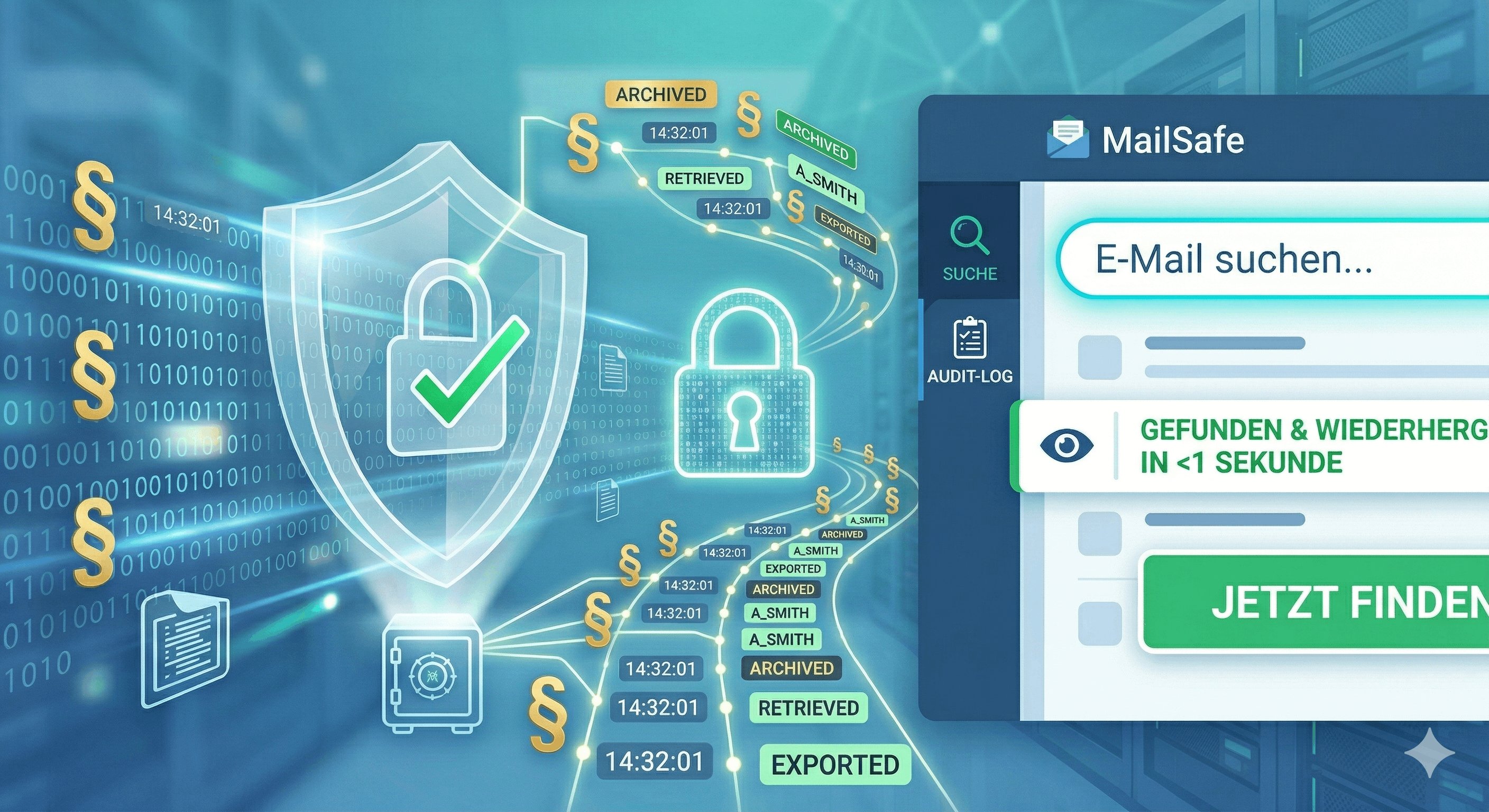 Revisionssicher & DSGVO-konform: Wie MailSafe Audit-Log Ihre Datensicherheit garantiert